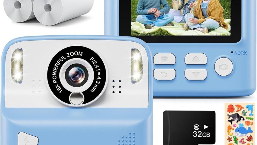 Test de l'appareil photo instantané Kaishengyuan pour enfants