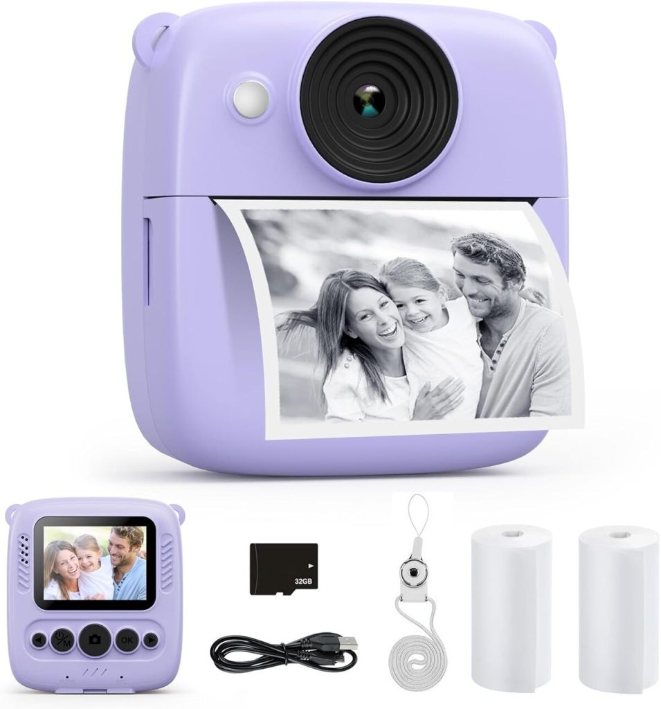Test : appareil photo instantané CalineGam 48MP pour enfants