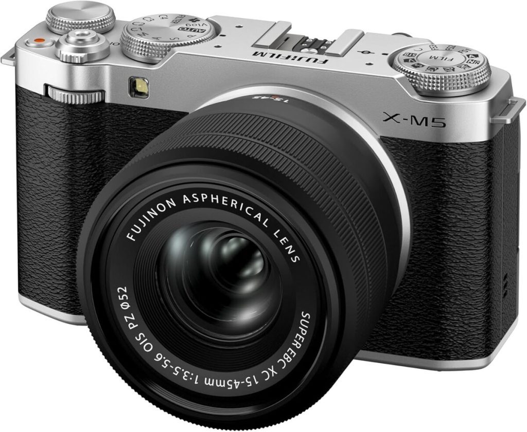 Test du Fujifilm X-M5 gris + 15-45mm : le kit idéal