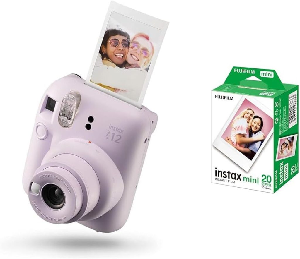 Test Fujifilm instax Mini 12 : appareil photo instantané violet lilas