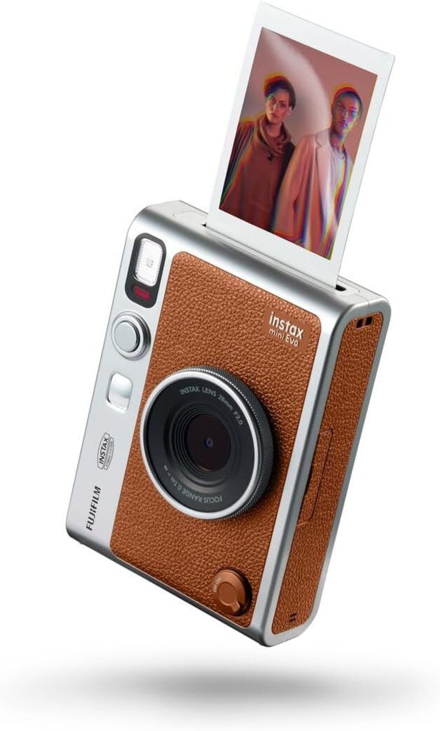 Test : instax Mini Evo marron, photo et impression d'un coup