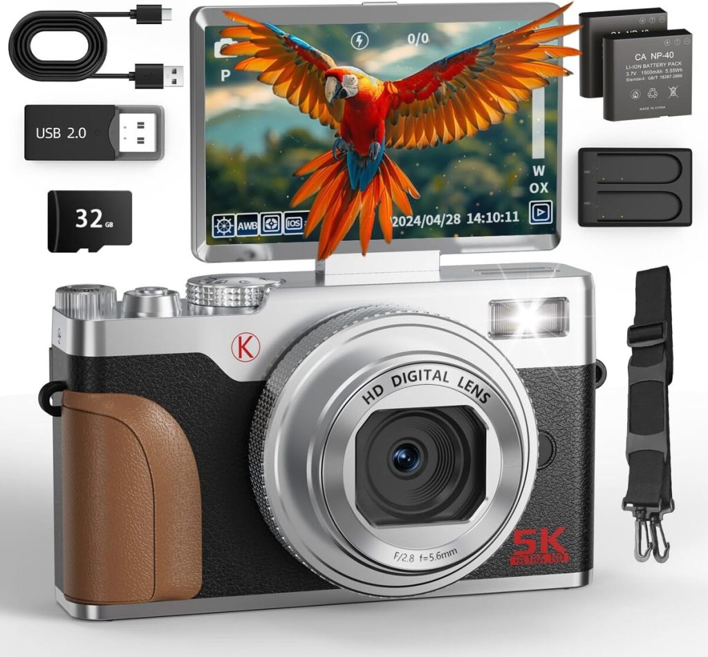 Test de l'appareil photo numérique 64MP avec écran pliable : une solution idéale pour le vlogging