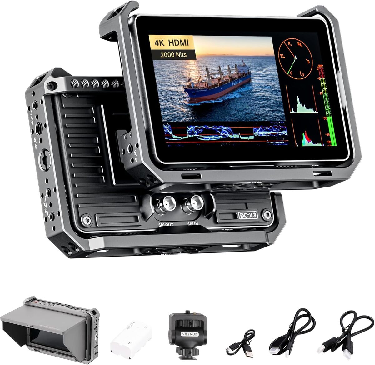 Test du moniteur de caméra Viltrox DC-X3 : l'écran tactile FHD 6 pouces en action