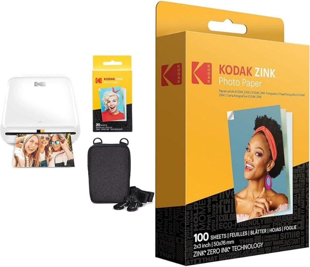 Test : imprimante photo mobile Kodak Step avec technologie Zinc