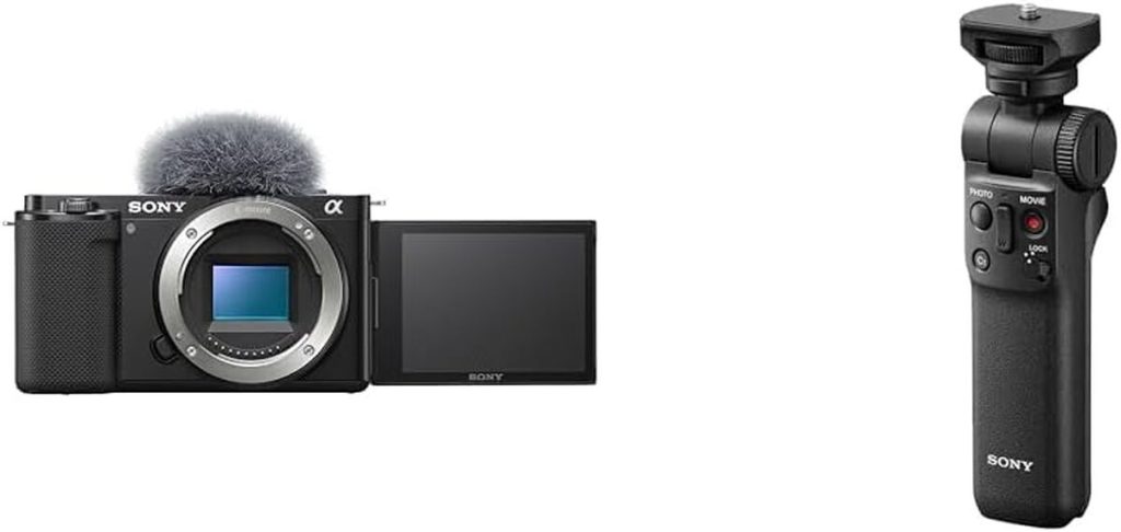 Test : appareil photo Sony Alpha ZV-E10 hybride APS-C & trépied noir