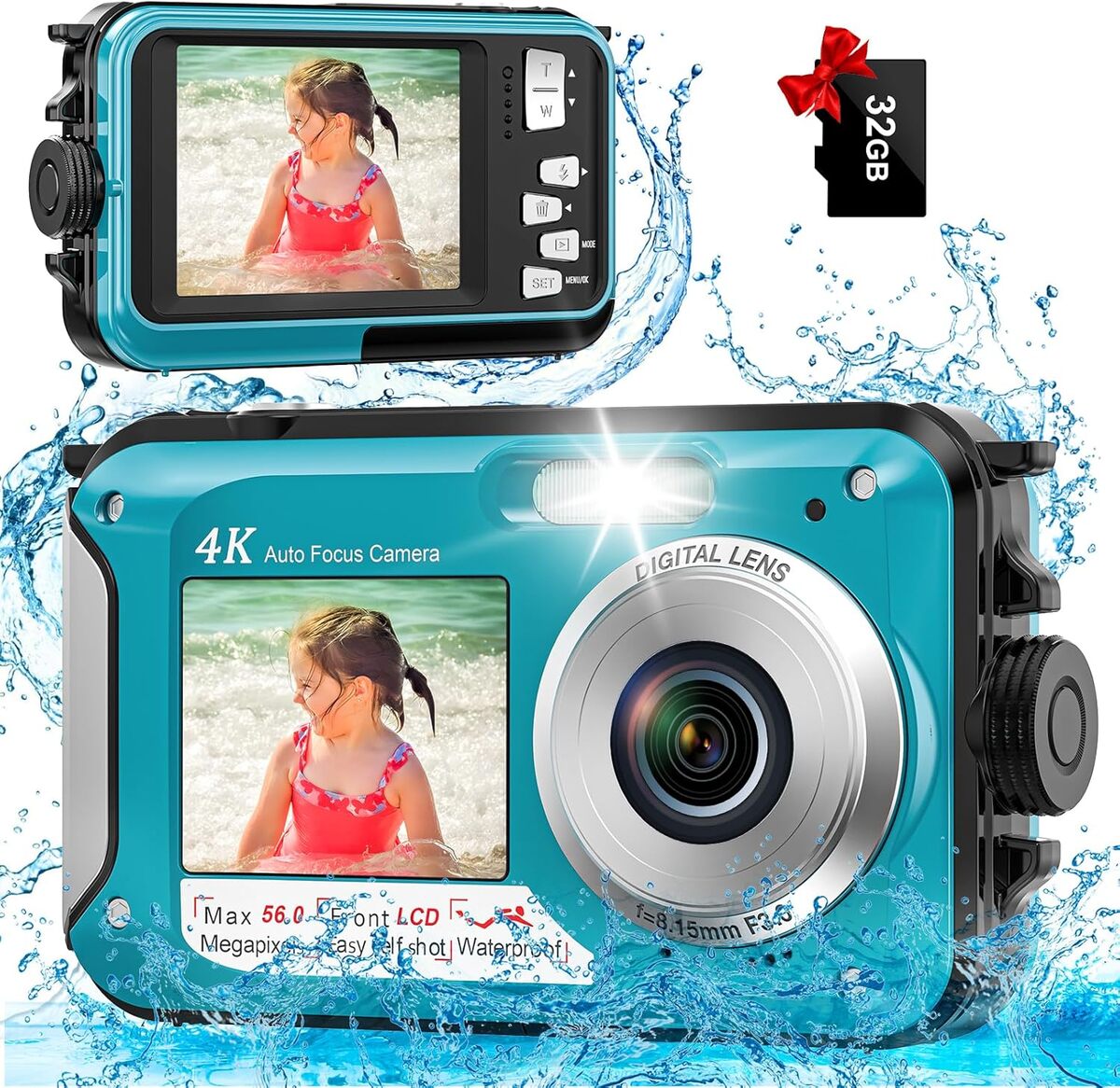 Test : caméra sous-marine Yisence 56MP 4K waterproof