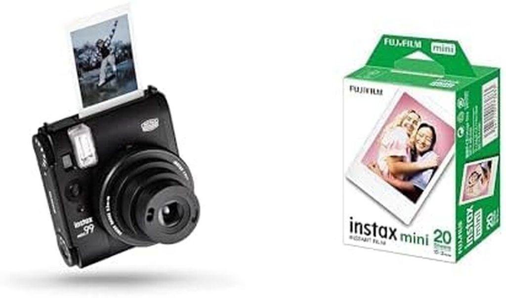Test de l'instax Mini 99 Black Camera par Fujifilm et ses films mini 20 count