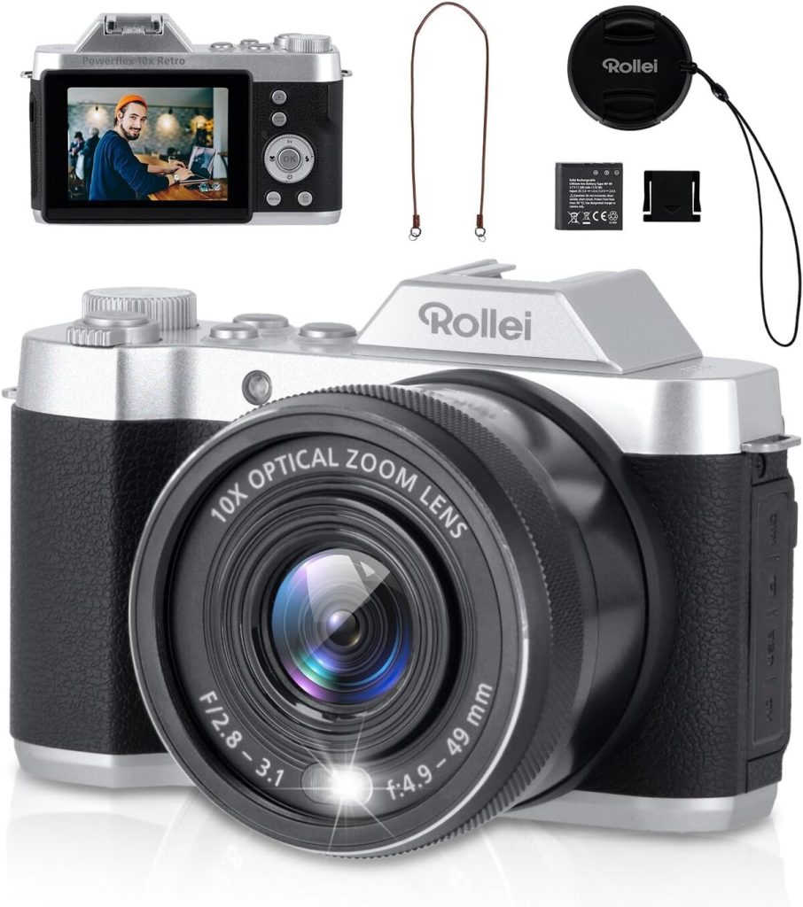 Test : appareil photo Rollei Powerflex 10x 64MP 4K avec zoom 10x