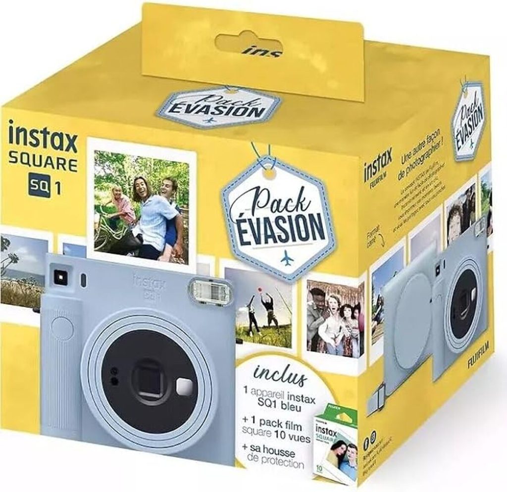 Test de l'appareil photo instantané Fuji INSTAX SQ1 bleu