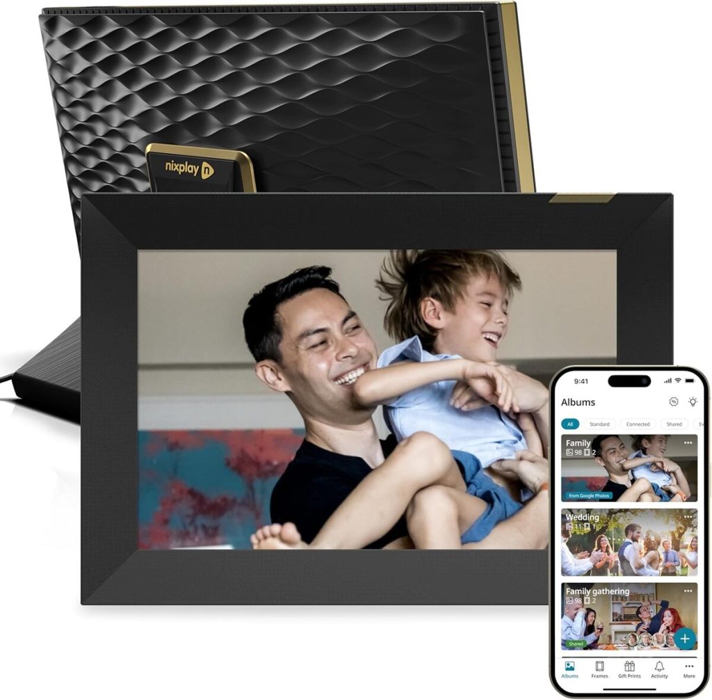 Test du cadre photo numérique Nixplay 10, 1 pouces W10K : partage instantané via WiFi