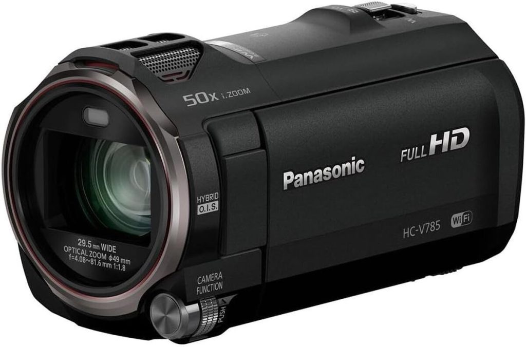 Test du caméscope Panasonic HC-V785 : qualité HD et zoom 20x