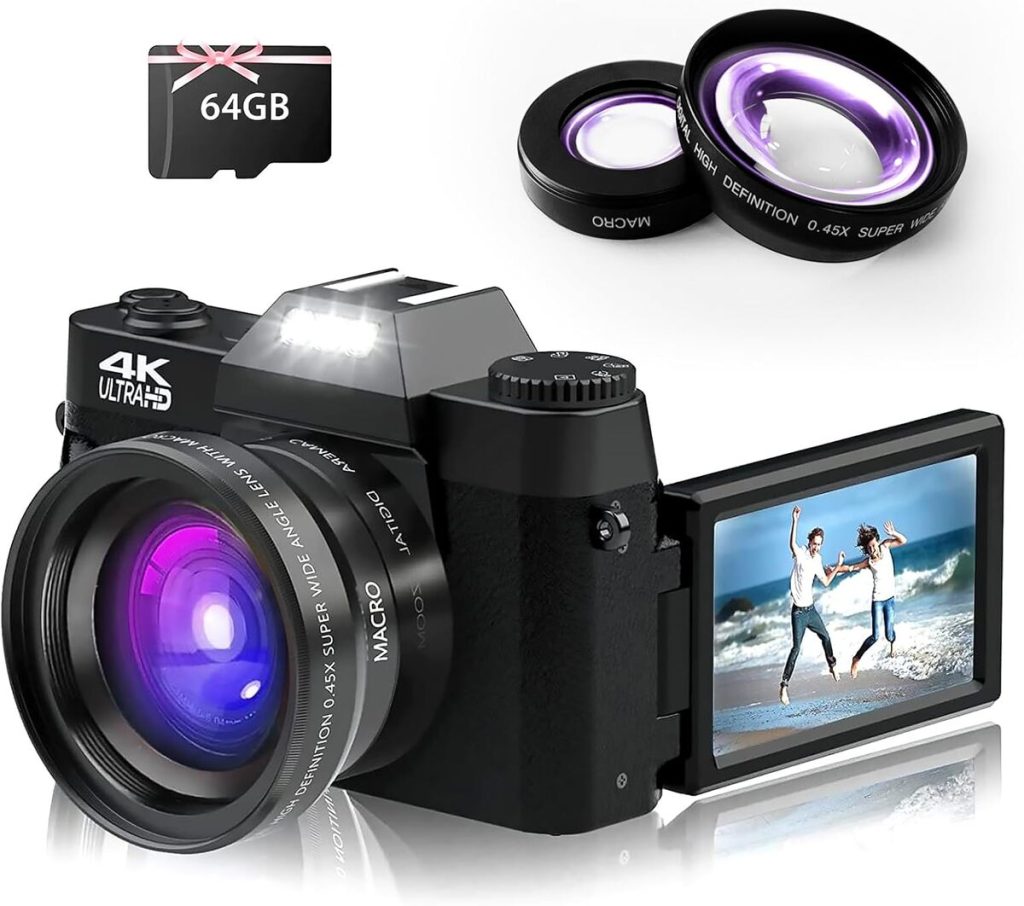 Test : fine Life Pro, appareil photo numérique 4K avec écran LCD rabattable