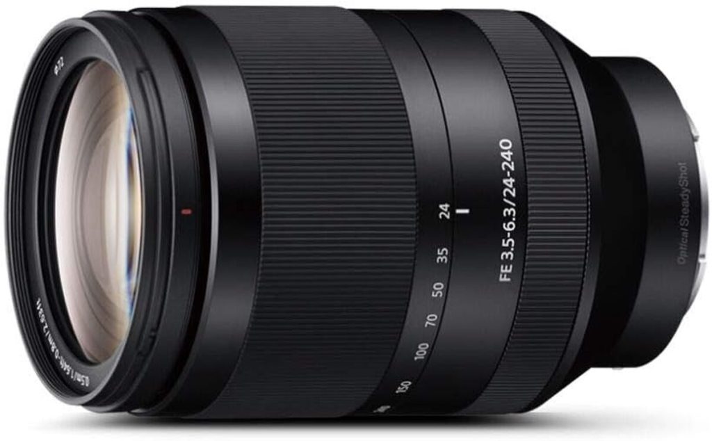 Test : sony SEL24240 FE 24-240 mm, l'objectif plein format grand angle en noir