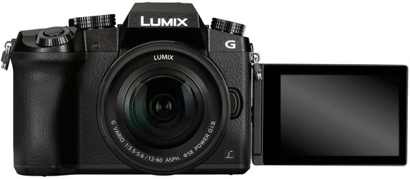 Panasonic Lumix DMC-G70 + G Vario 12-60 MILC 16 MP Live MOS 4592 x 3448 Pixels Noir