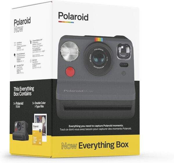 Everything Box Polaroid Now Instantané - Noir