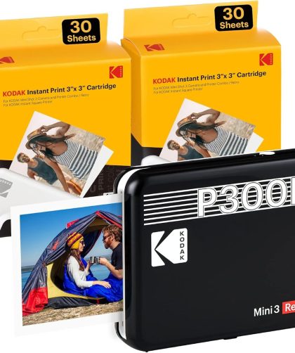 Test de l'imprimante photo portable Kodak Mini 3 Retro : créativité compacte et rétro
