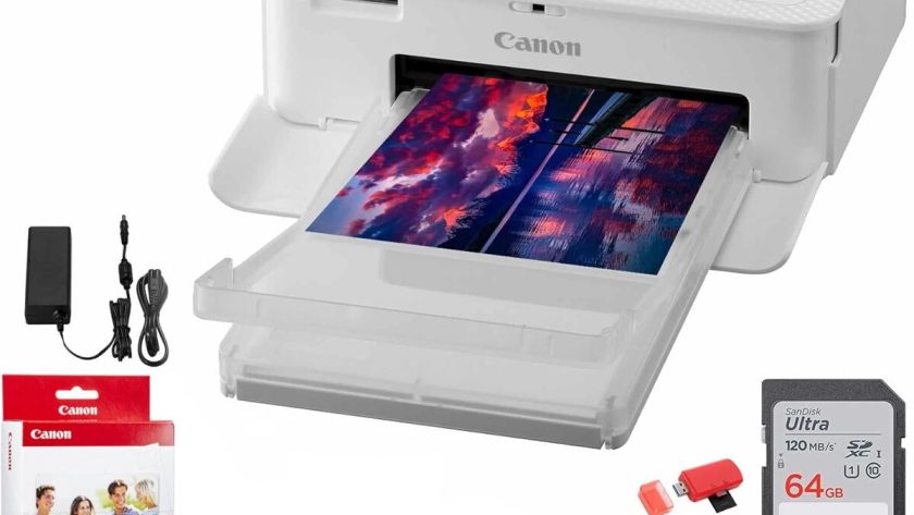 Test : imprimante photo Canon SELPHY CP1500, kit complet accessoires inclus