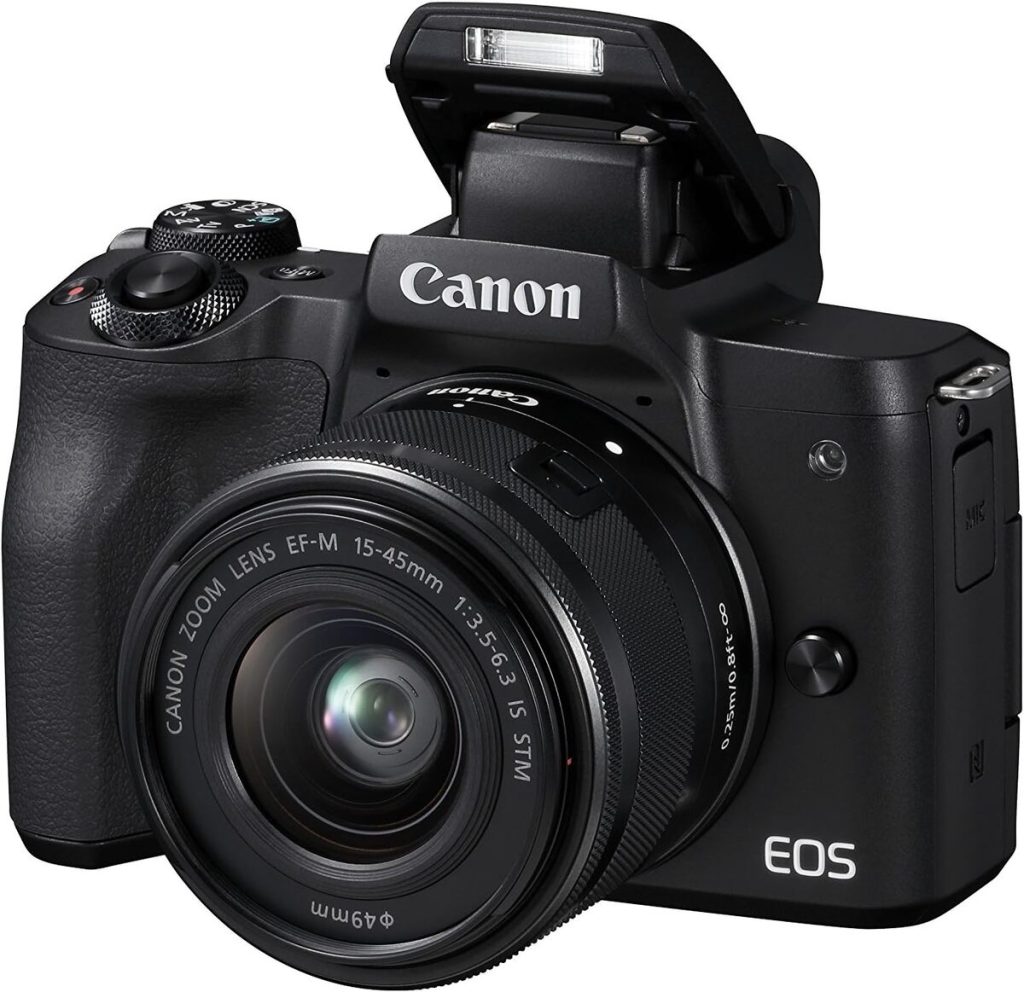 Test Canon EOS M50 : performance hybride et polyvalence en noir