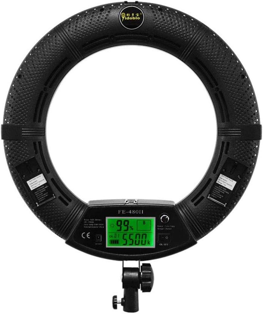 Test du kit Yidoblo LED Ring Light 96w : parfait pour le maquillage et les selfies