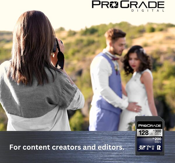 Carte Mémoire ProGrade Digital SDXC UHS-II V90 Iridium (128 Go)