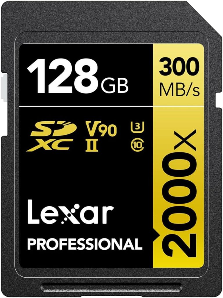 Test de la carte SD Lexar Professional 2000x 128Go : performance maximale pour DSLR