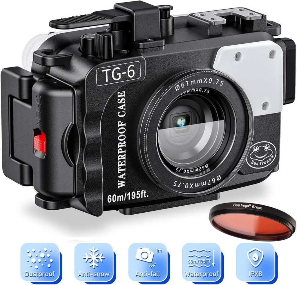 Test du boîtier étanche Sea frogs pour Olympus TG-6 : plongée en profondeur