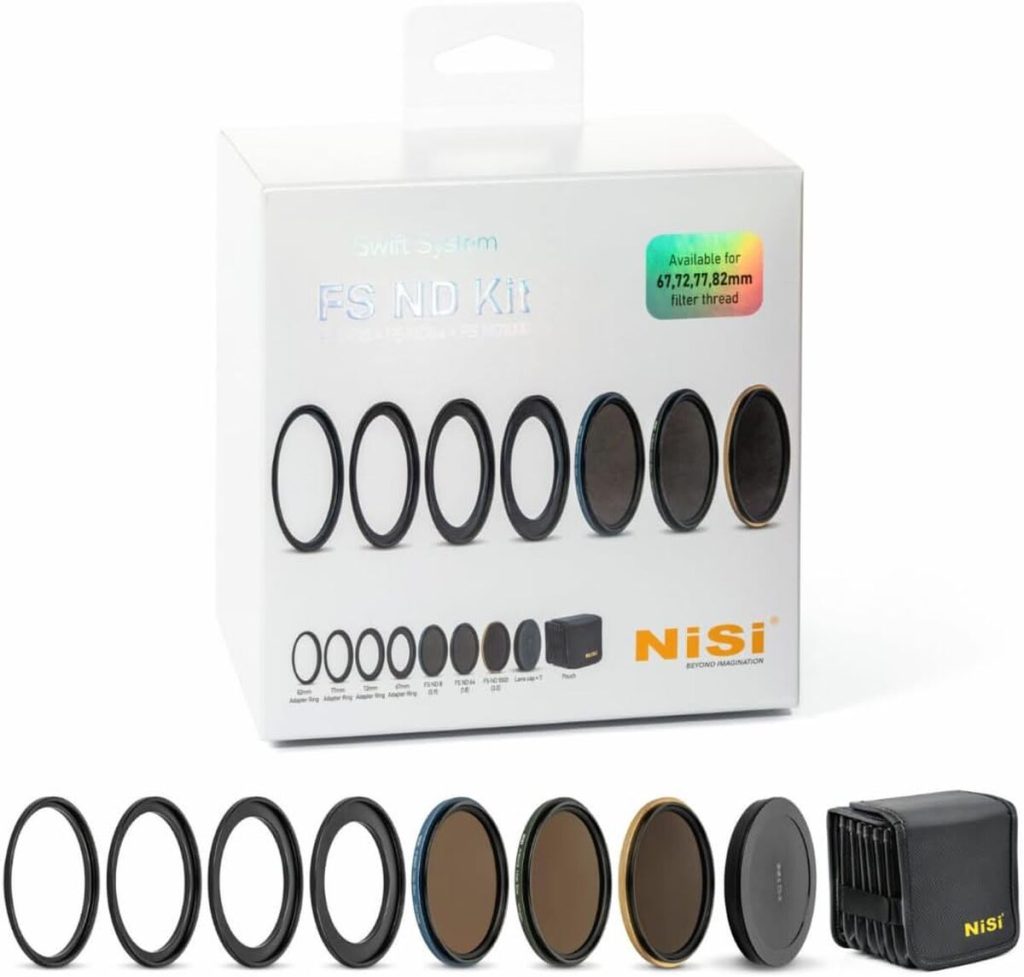 Test du kit de filtres NiSi Swift FS ND complet (ND8, nD64, nD1000)