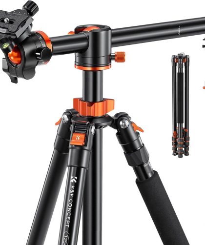 Test du trépied K&F Concept 240CM : stabilité pro pour reflex