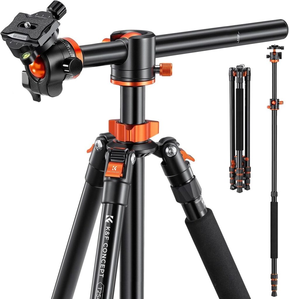 Test du trépied K&F Concept 240CM : stabilité pro pour reflex