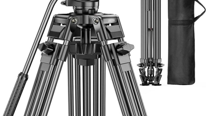 Test du trépied vidéo CAMBOFOTO 188 cm : stabilité professionnelle