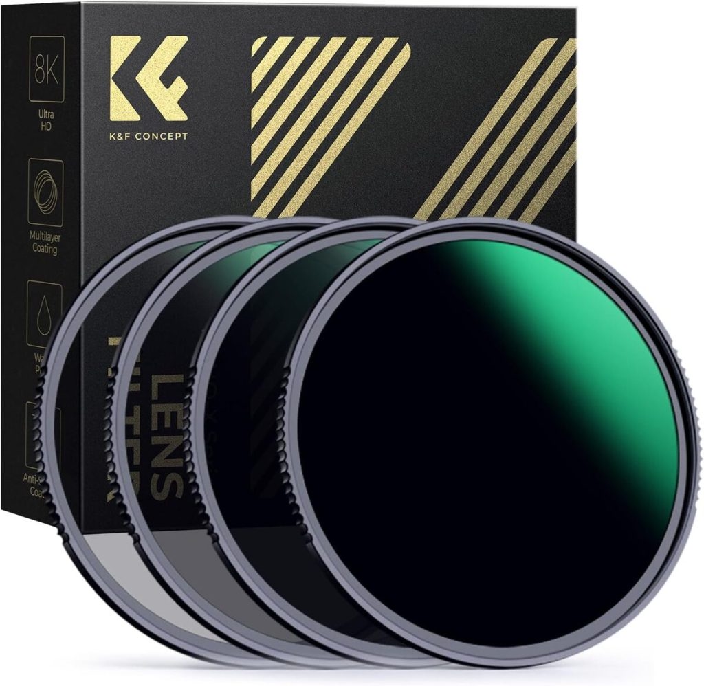 Test : kit de filtres ND K&F Concept Ø95mm, résistance et haute définition