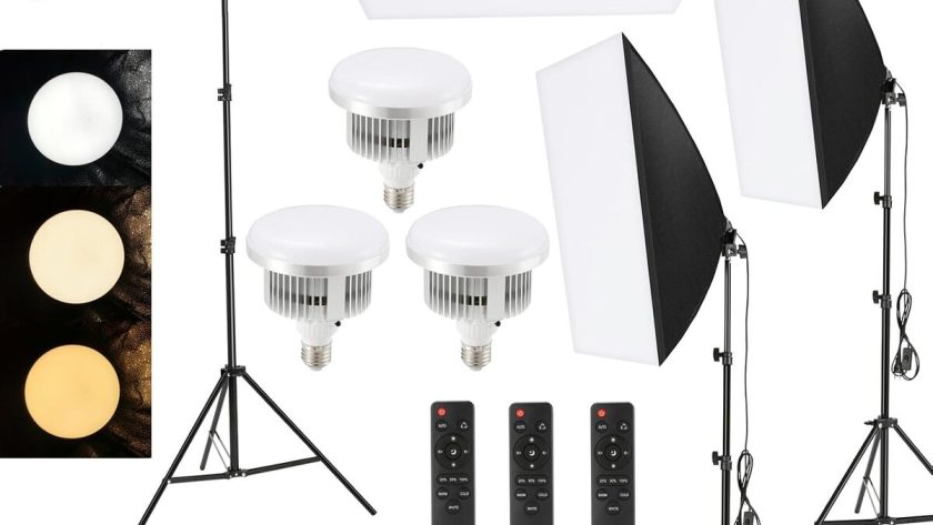 Test Softbox Kit : lot de 3 boîtes à lumière pour studio photo