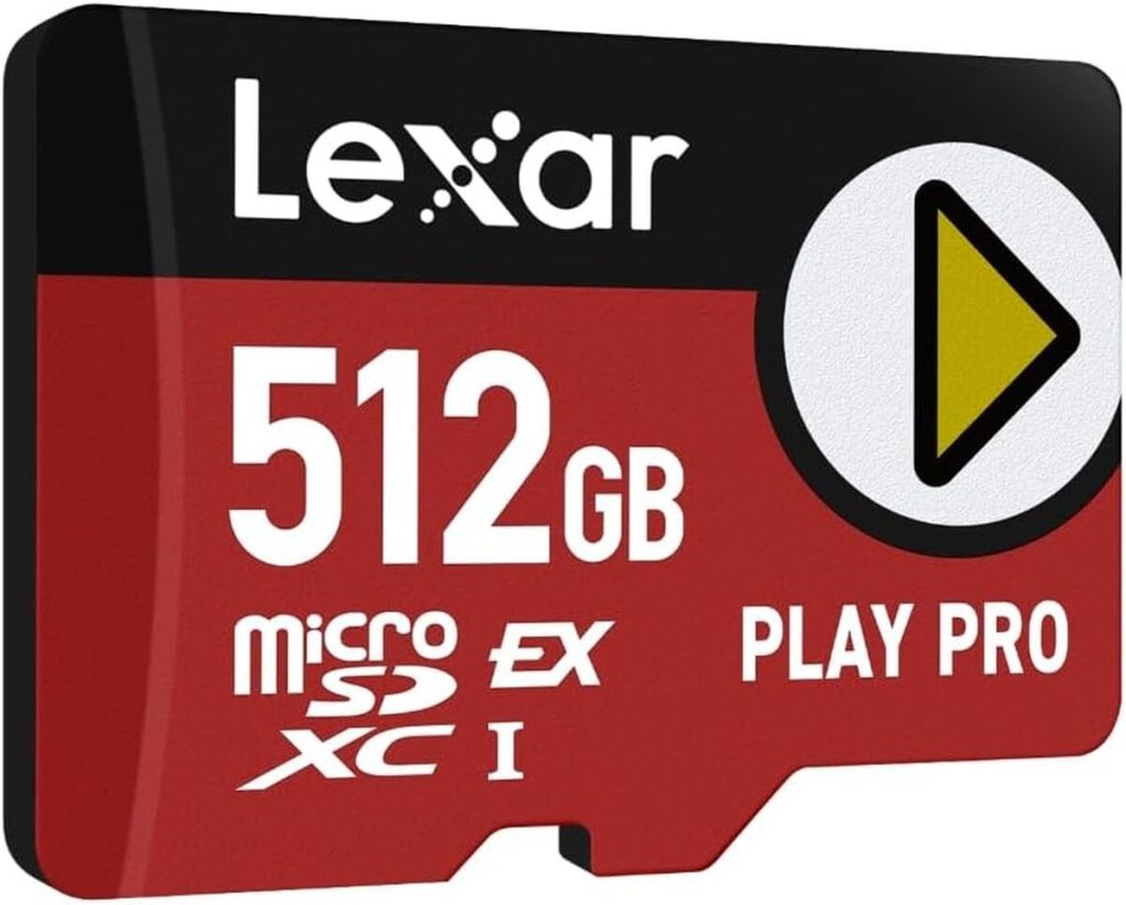 Test de la carte Lexar Play Pro MicroSDXC 512Go : vitesse express pour le gaming