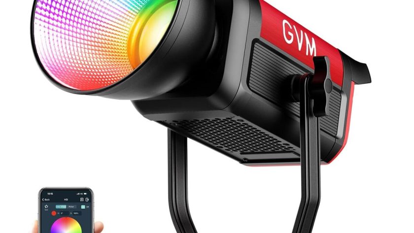 Test de la GVM Lampe Vidéo RGB 300C : puissance et polyvalence en studio