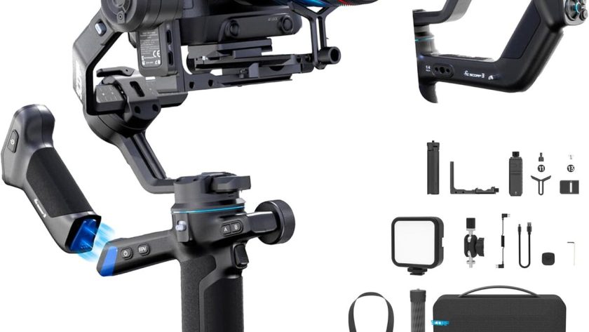 Test FeiyuTech SCORP 3 : stabilisateur puissant avec suivi IA