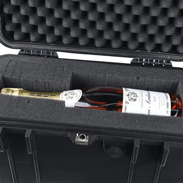 MEIJIA Étui de Protection Rigide et étanche pour Appareil Photo Compact avec Insert en Mousse sur Mesure, Noir élégant