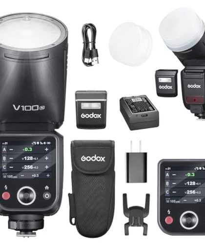 Essai du flash Godox V100N 100w compatible avec Nikon