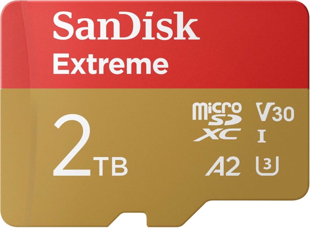Test de la SanDisk Extreme 2 To microSDXC : performance 4K et vitesse impressionnante