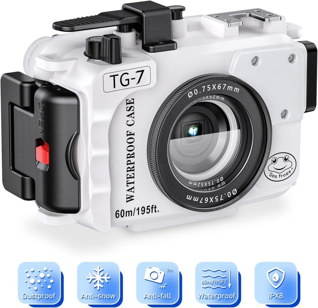 Test du boîtier étanche Seafrogs pour Olympus TG-7