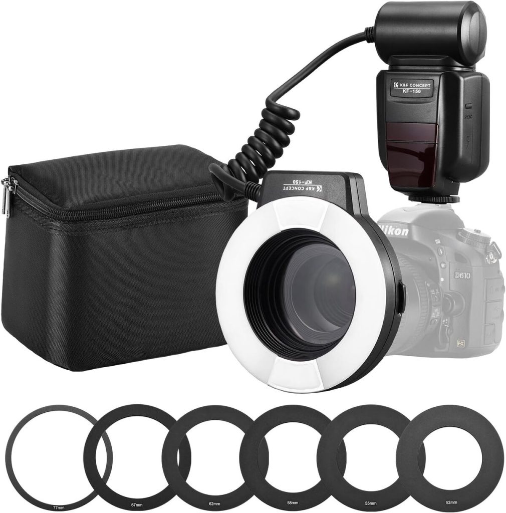 Test du flash macro annulaire K&F Concept TTL pour Nikon DSLR