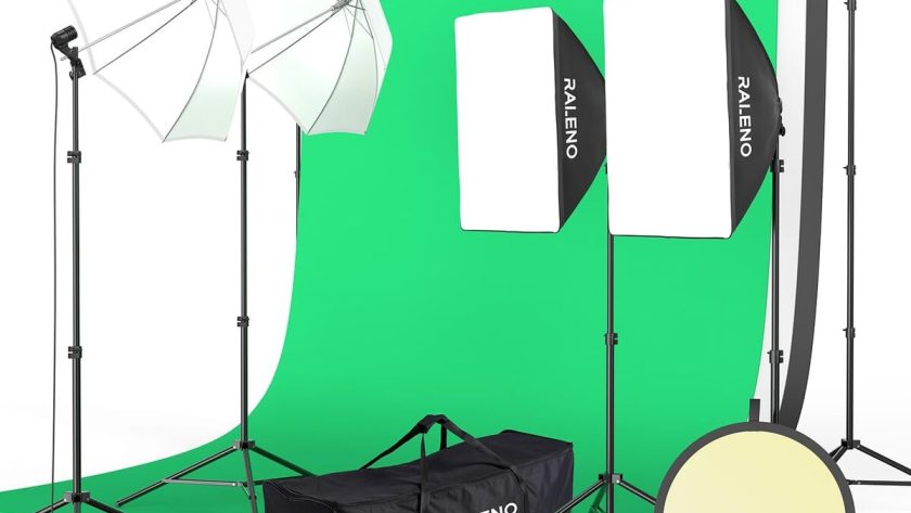 Test du kit photo studio Raleno 2.6 m x 3 m : performance et polyvalence