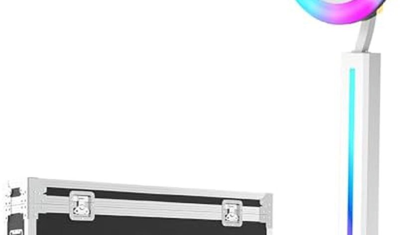 Test du photomaton YCKJNB avec anneau lumineux portable