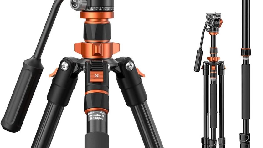 Test du trépied K&F Concept 200 cm avec tête fluide