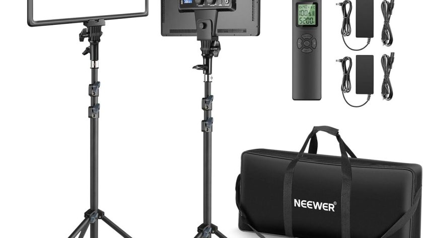 Test : panneau lumière vidéo LED Neewer bicolore 45, 7 cm