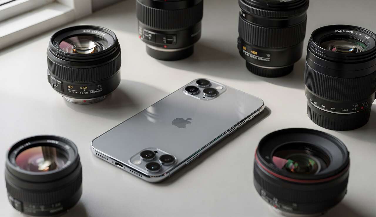 S'amuser avec les diff&eacute;rentes lentilles disponibles