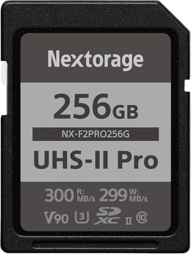 Test de la carte SD Nextorage F2PRO 256 Go pour appareils photo et plus