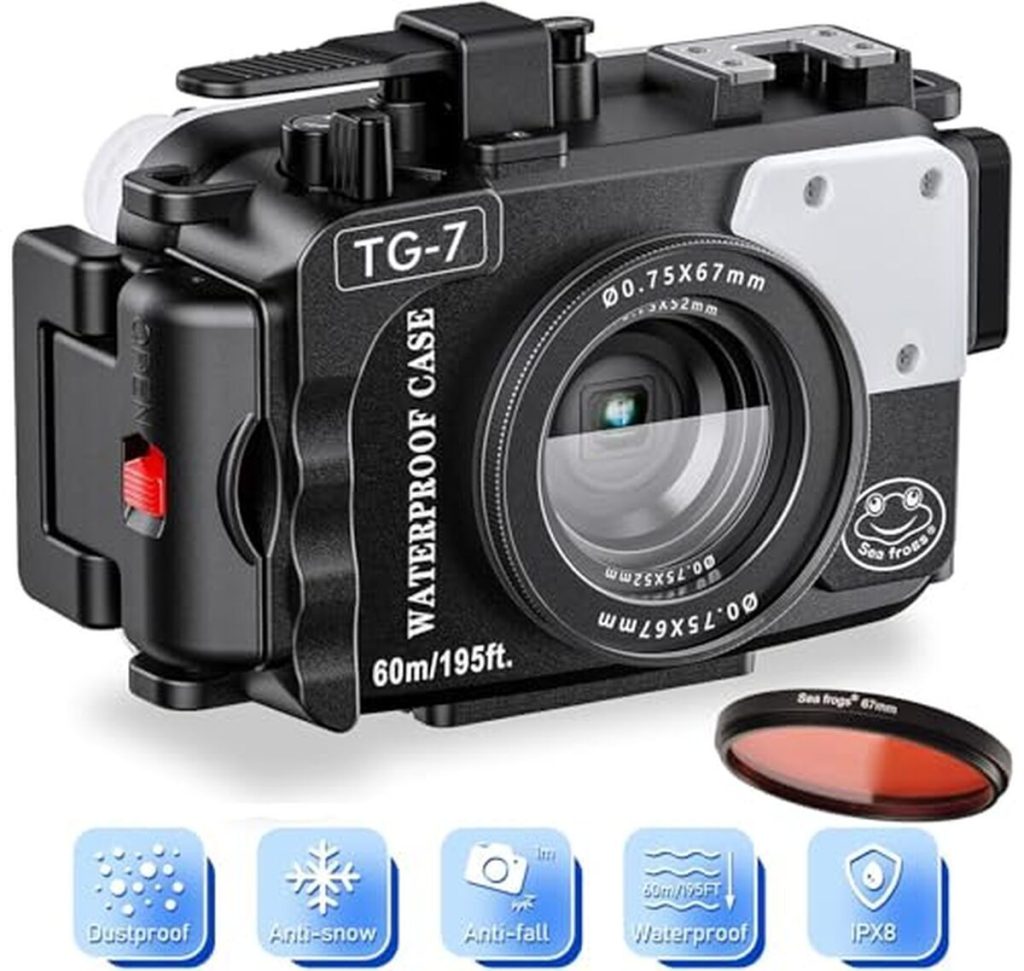 Test du boîtier étanche Sea frogs pour Olympus TG-7 : performance sous-marine