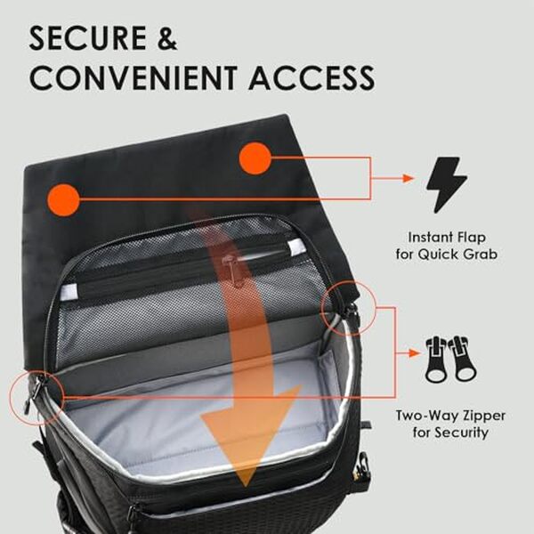 Découvrez notre avis sur le sac à dos photo TARION : légèreté, praticité et protection pour votre matériel DSLR lors de vos aventures photographiques.