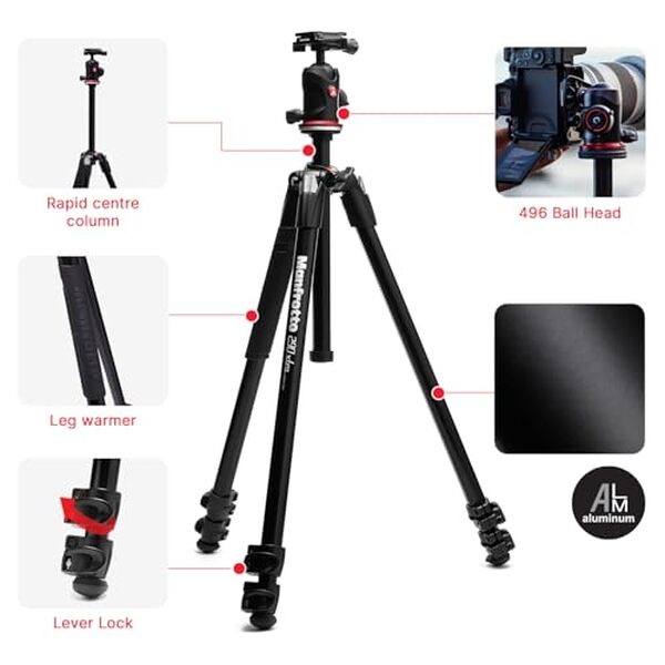Découvrez notre avis sur le trépied Manfrotto 290XTRA, un modèle réputé pour sa stabilité et sa polyvalence, idéal pour les photographes amateurs comme professionnels.