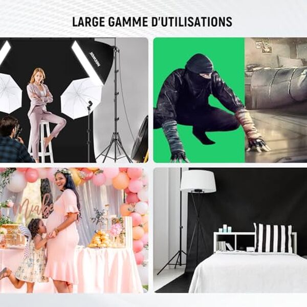 Découvrez notre test détaillé du kit studio photo Neewer avec support toile de fond et éclairage continu. Performances, avantages et conseils d'utilisation pour réussir vos shootings photos.